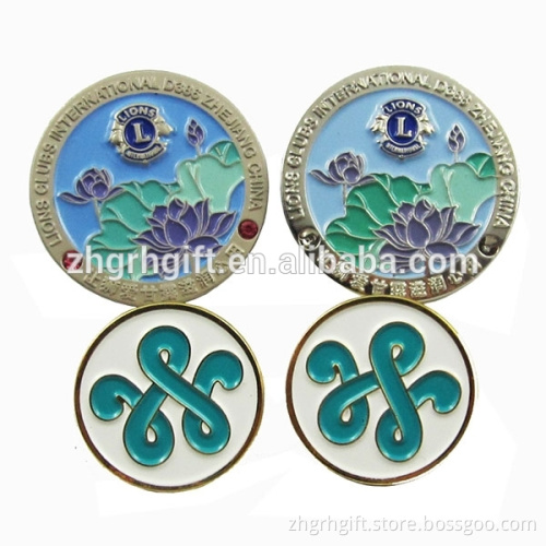 Zinc Alloy Material Silver Color Custom Metal Lapel Pins Badge Metal Craft
